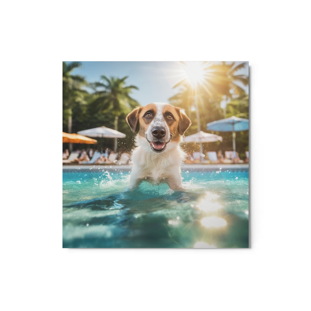 PugMug Custom Hazim Metal Print