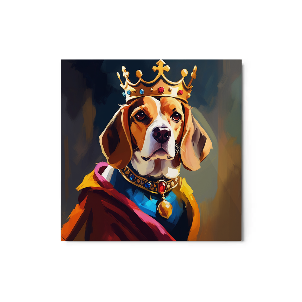 PugMug Custom Beagle Metal Print