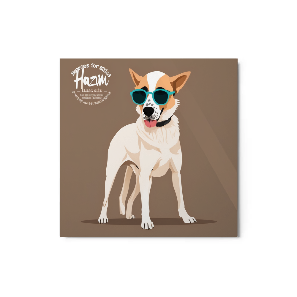 PugMug Custom Hazim Metal Print