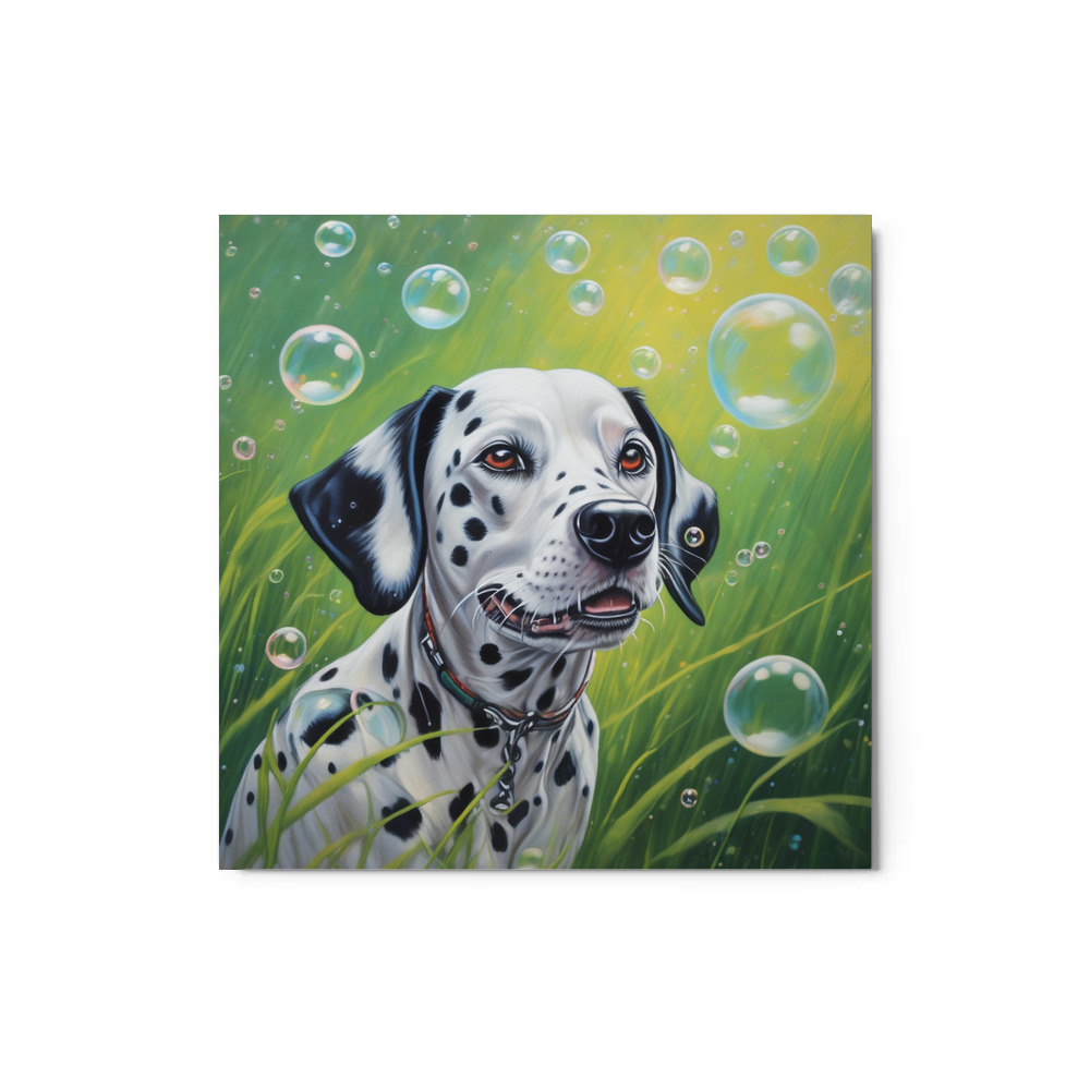 PugMug Custom Dalmatian Metal Print