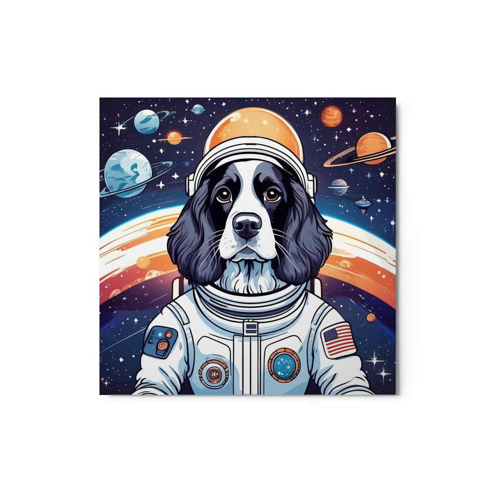 PugMug Custom English Cocker Spaniel Metal Print