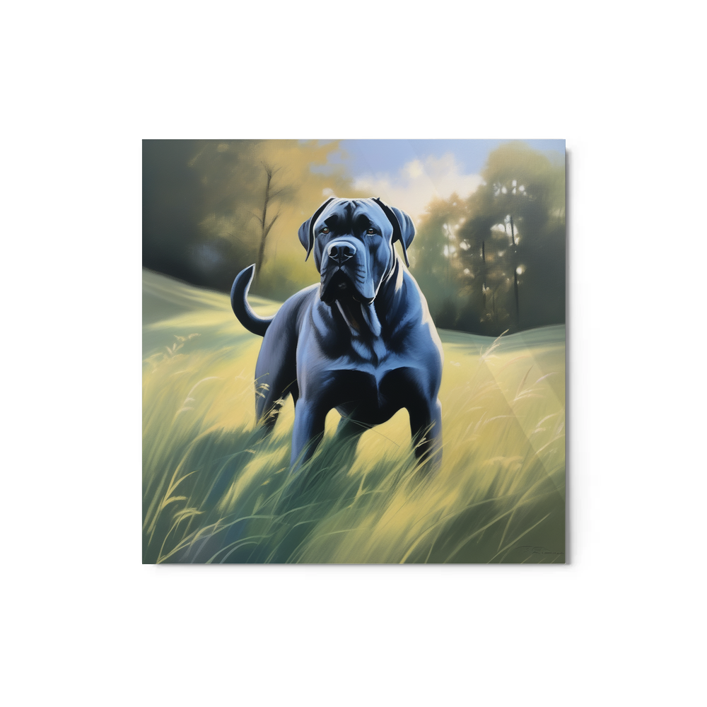 PugMug Custom Cane Corso Metal Print