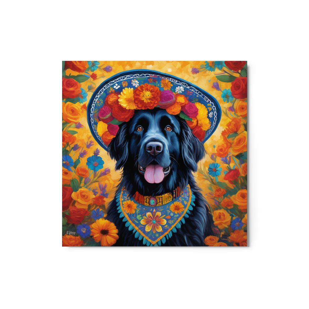 PugMug Custom Newfoundland Metal Print