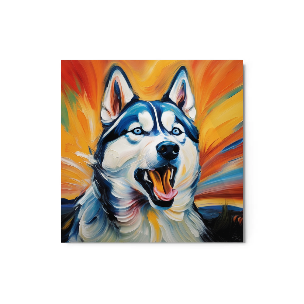 PugMug Custom Siberian Husky Metal Print