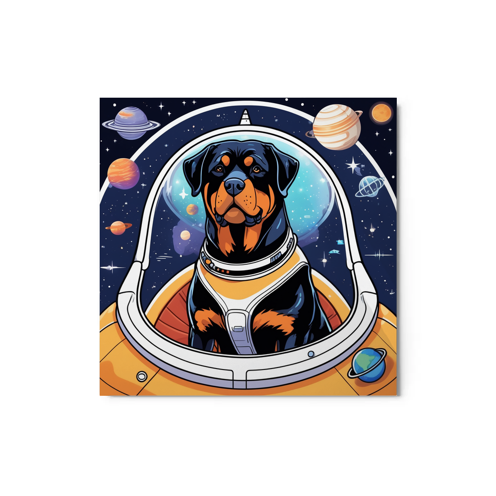 PugMug Custom Rottweiler Metal Print