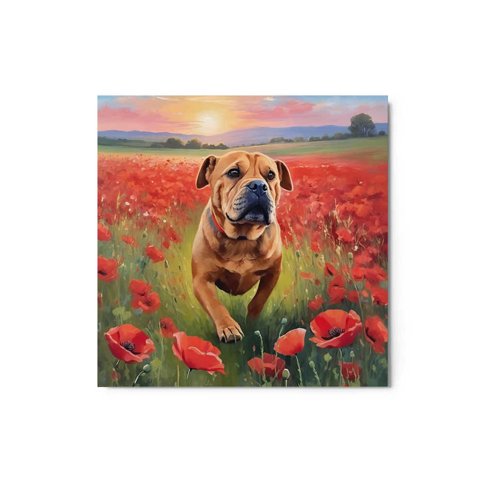 PugMug Custom Halina Metal Print