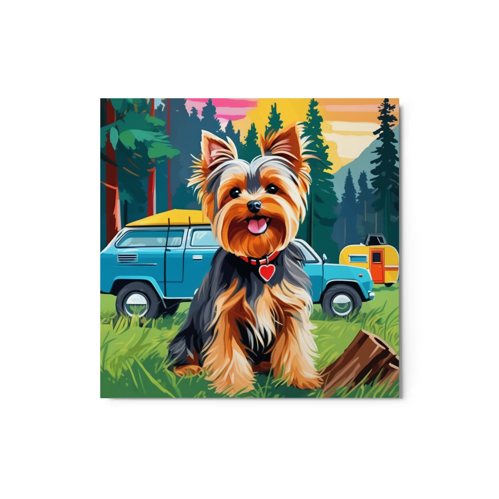 PugMug Custom Yorkshire Terrier Metal Print