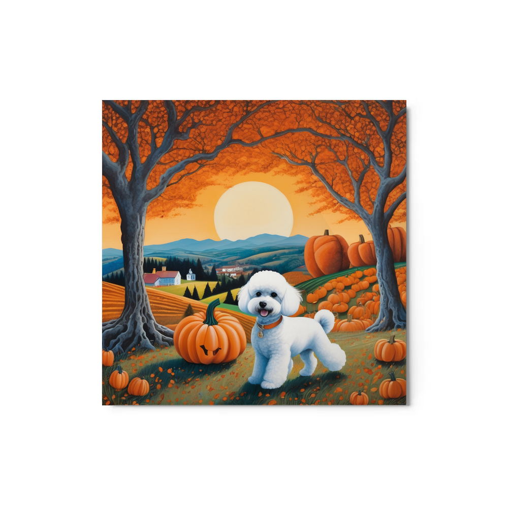 PugMug Custom Bichons Frise Metal Print