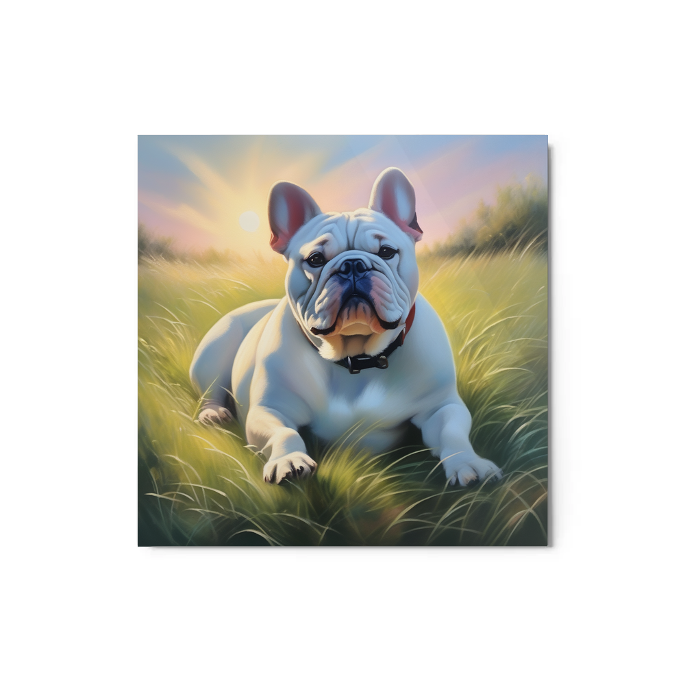 PugMug Custom Bulldog Metal Print