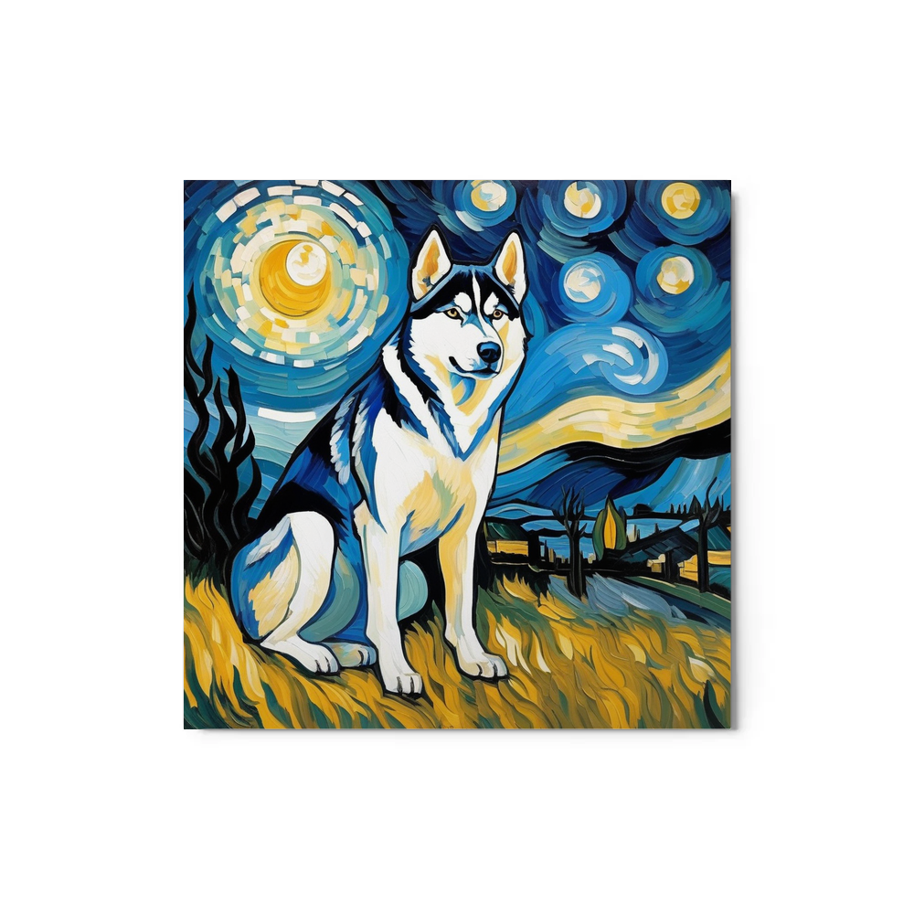 PugMug Custom Siberian Husky Metal Print