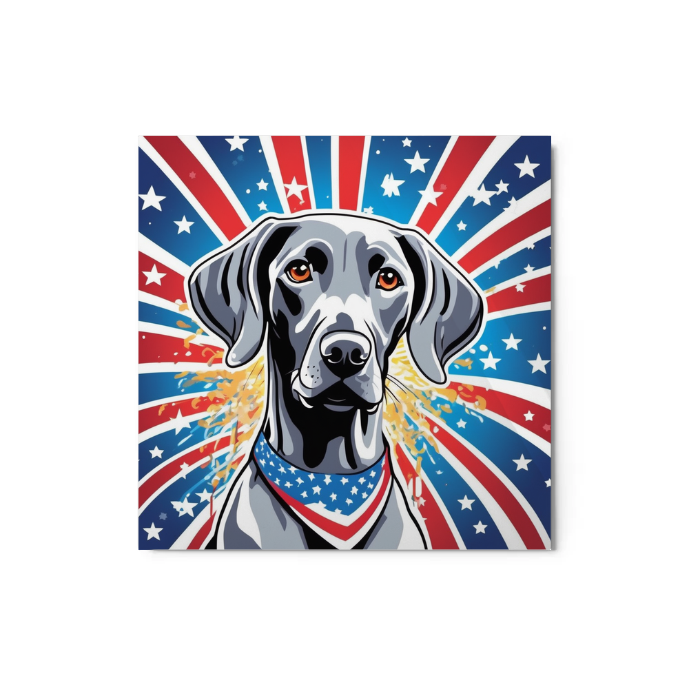 PugMug Custom Pet Metal Print