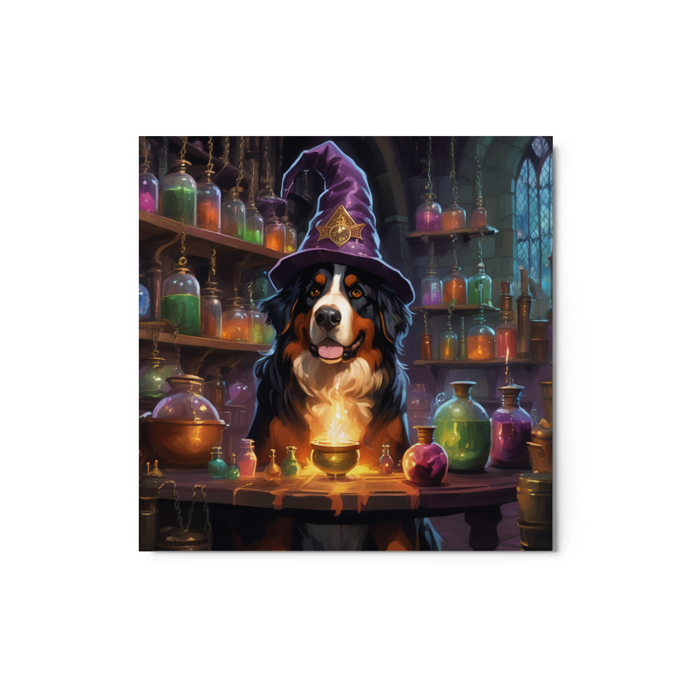 PugMug Custom Bernese Mountain Dog Metal Print