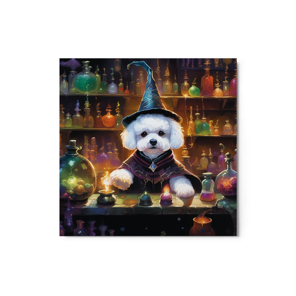 PugMug Custom Bichons Frise Metal Print