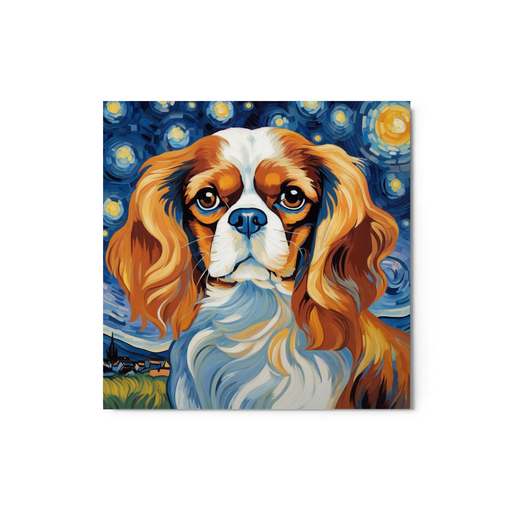 PugMug Custom Cavalier King Charles Spaniel Metal Print