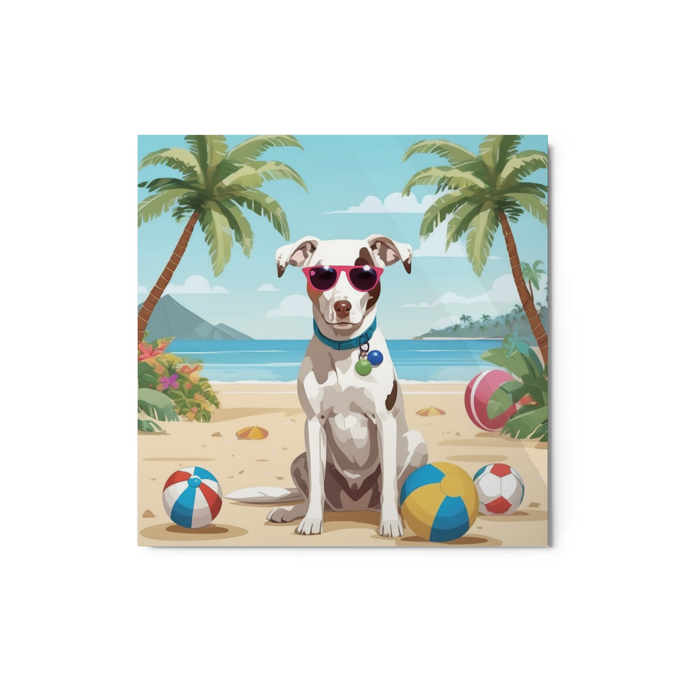 PugMug Custom Penny Metal Print