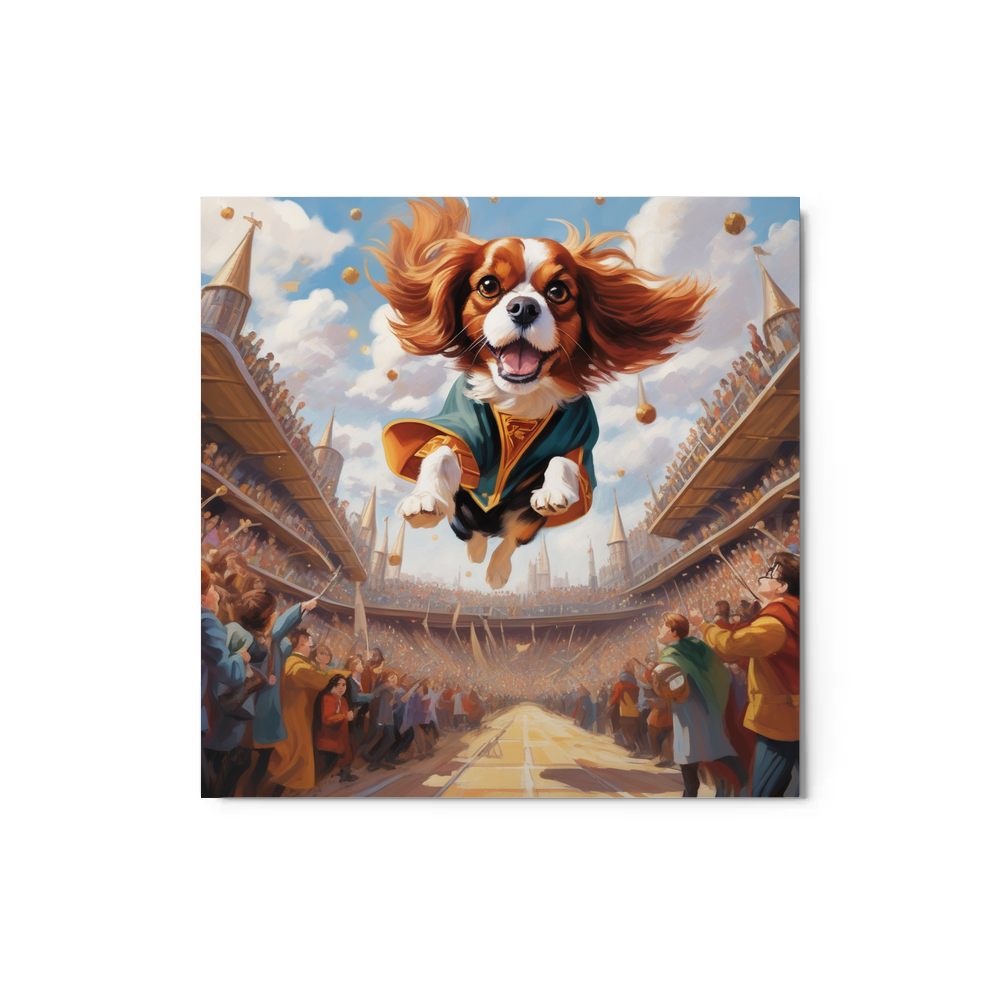 PugMug Custom Cavalier King Charles Spaniel Metal Print