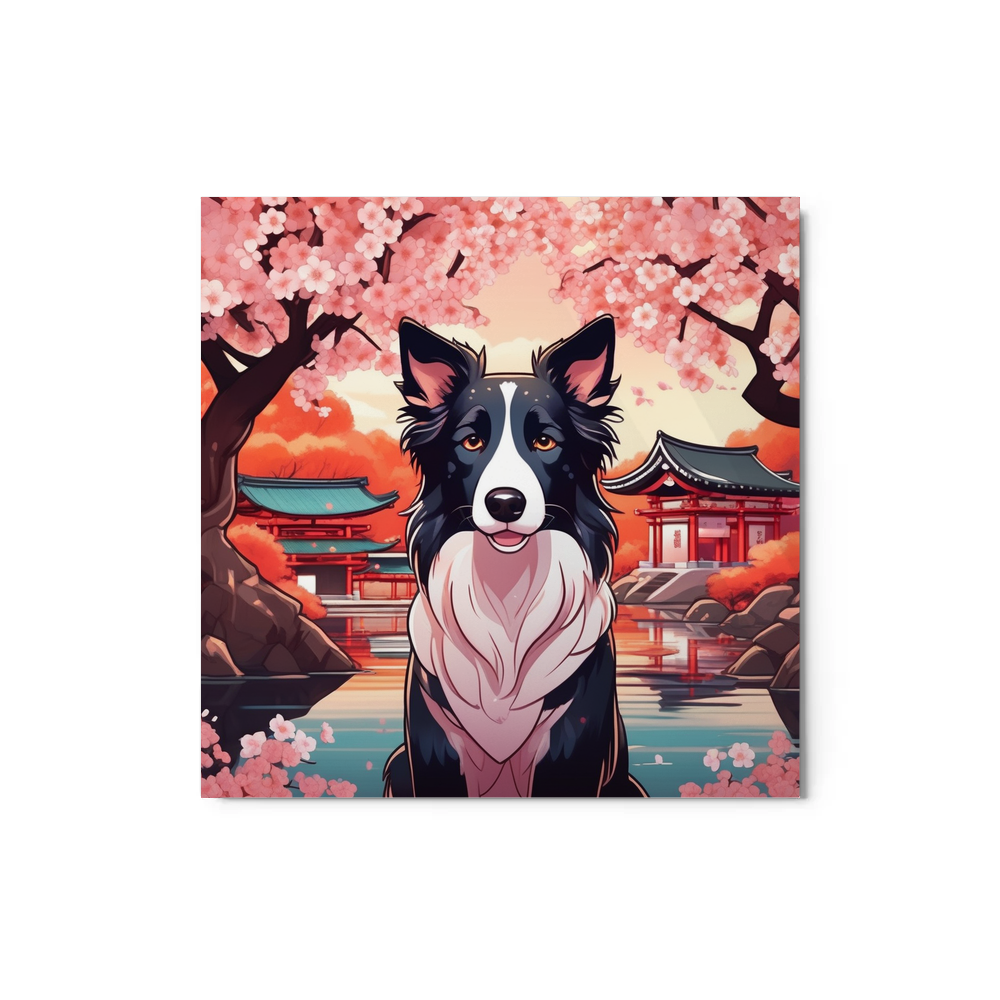 PugMug Custom Border Collie Metal Print