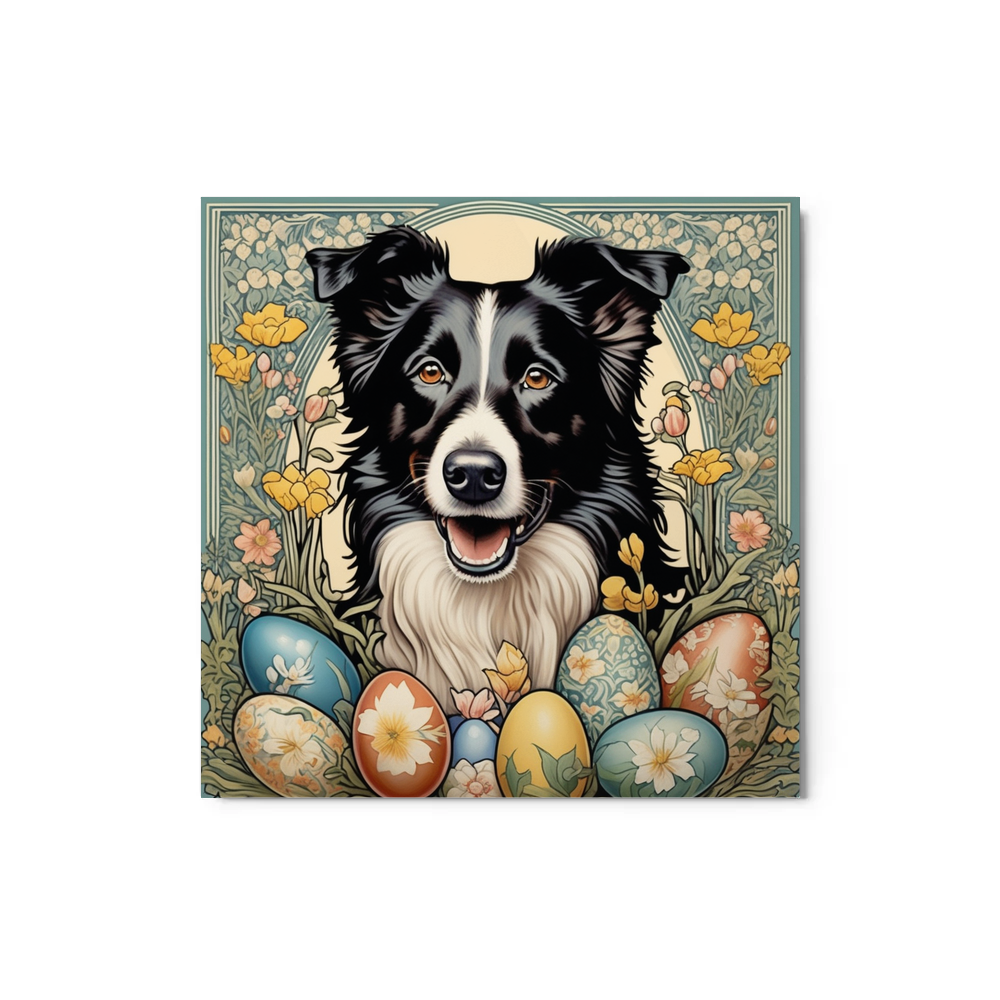 PugMug Custom Border Collie Metal Print