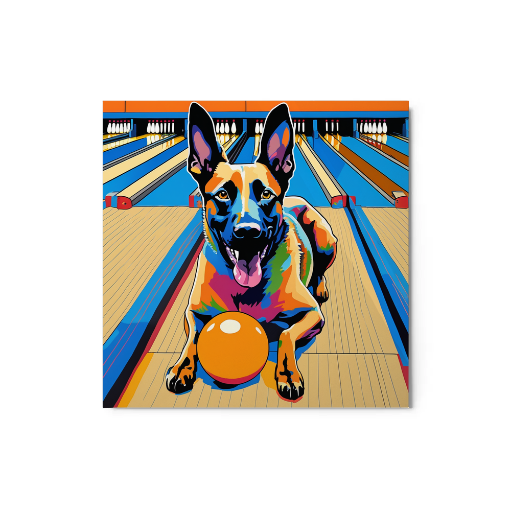 PugMug Custom Belgian Malinois Metal Print