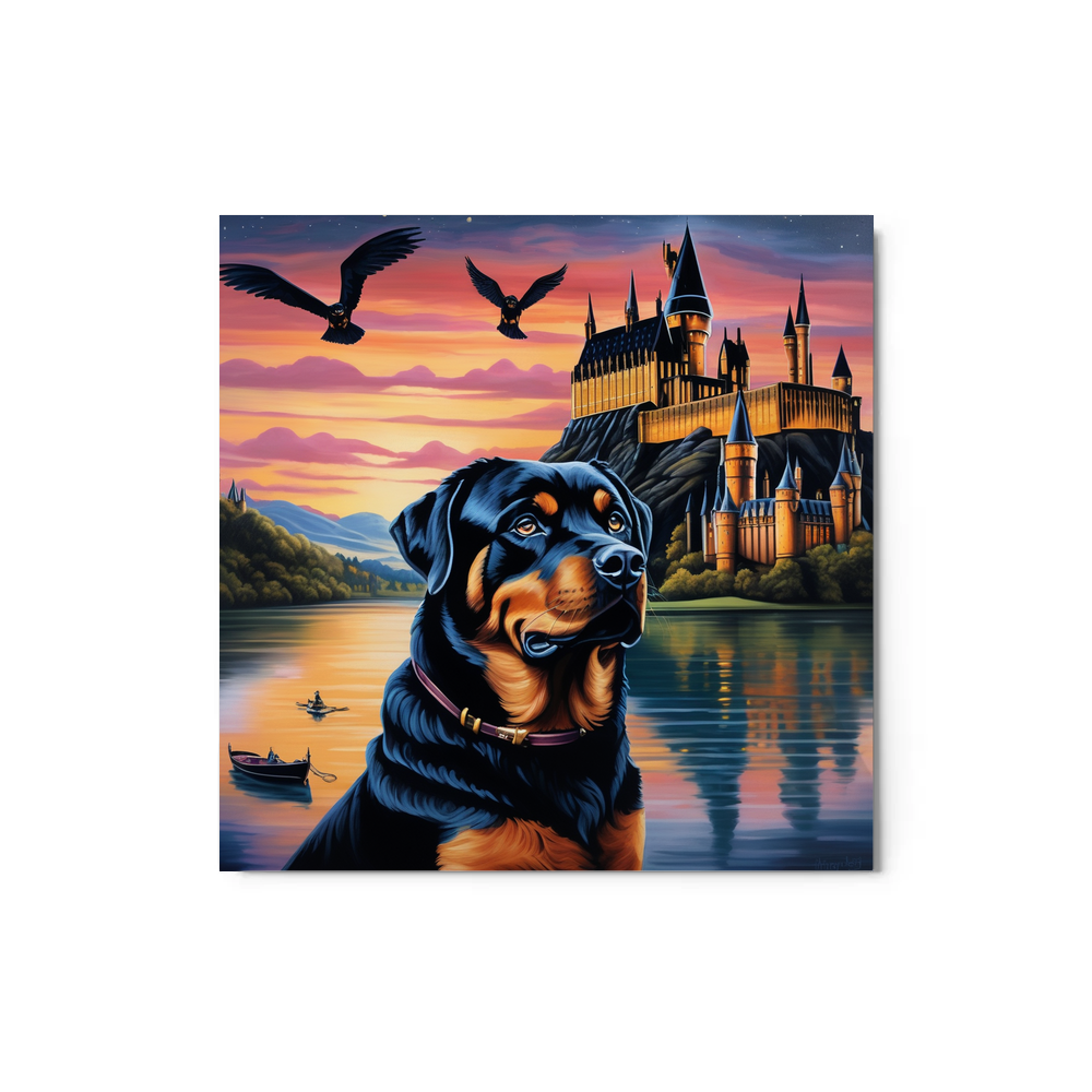PugMug Custom Rottweiler Metal Print