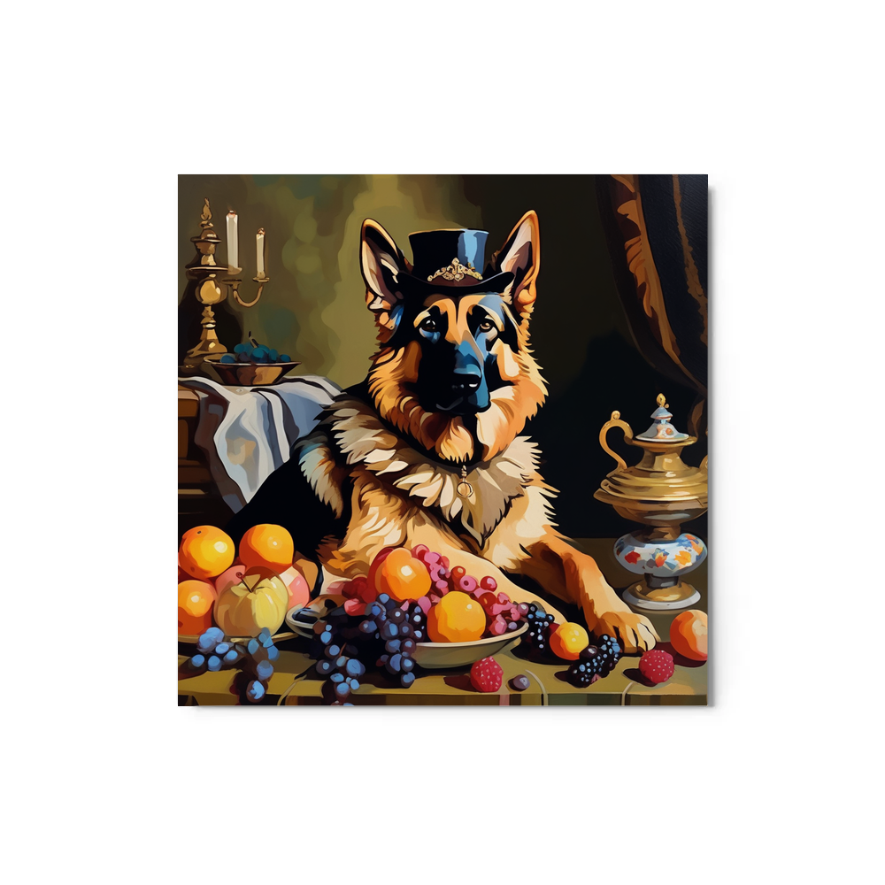 PugMug Custom German Shepherd Dog Metal Print