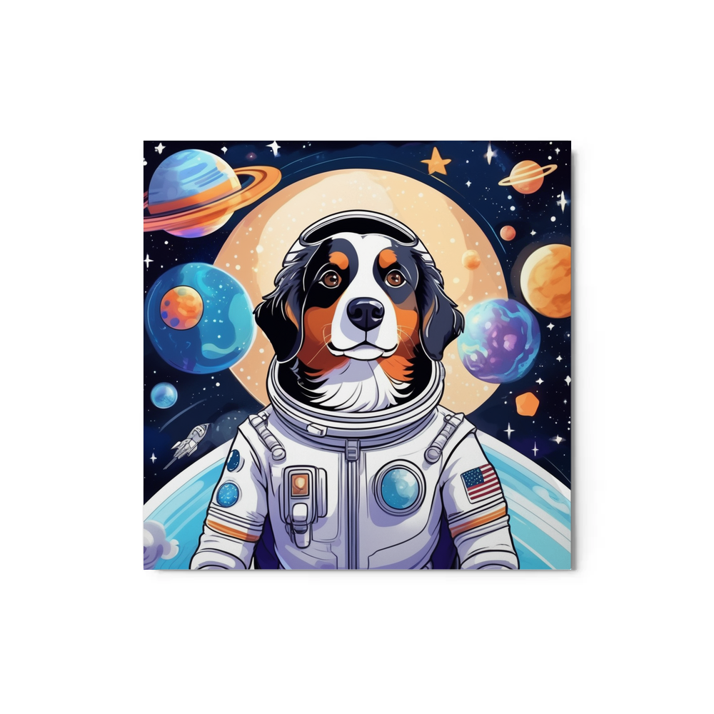 PugMug Custom Miniature American Shepherd Metal Print