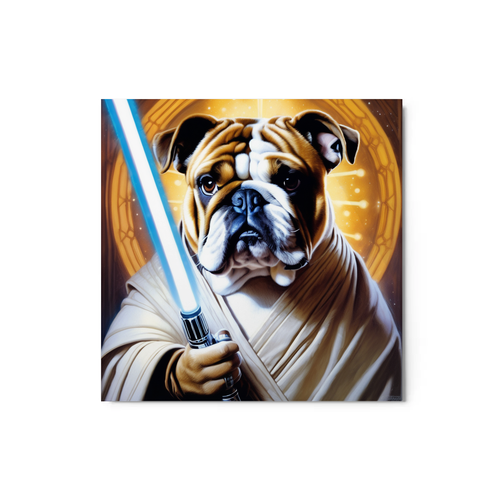PugMug Custom Bulldog Metal Print