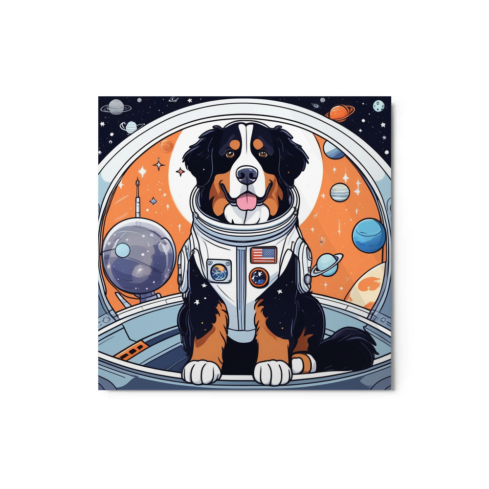 PugMug Custom Bernese Mountain Dog Metal Print