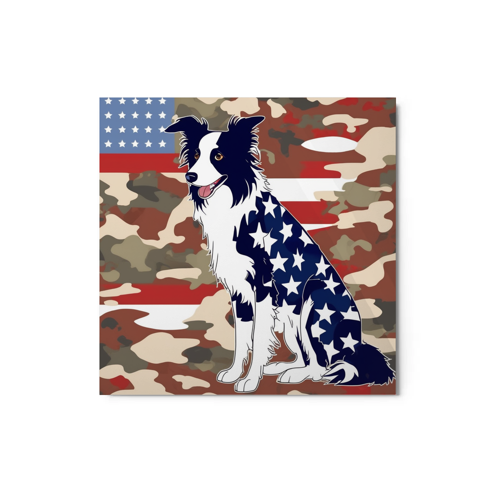 PugMug Custom Border Collie Metal Print