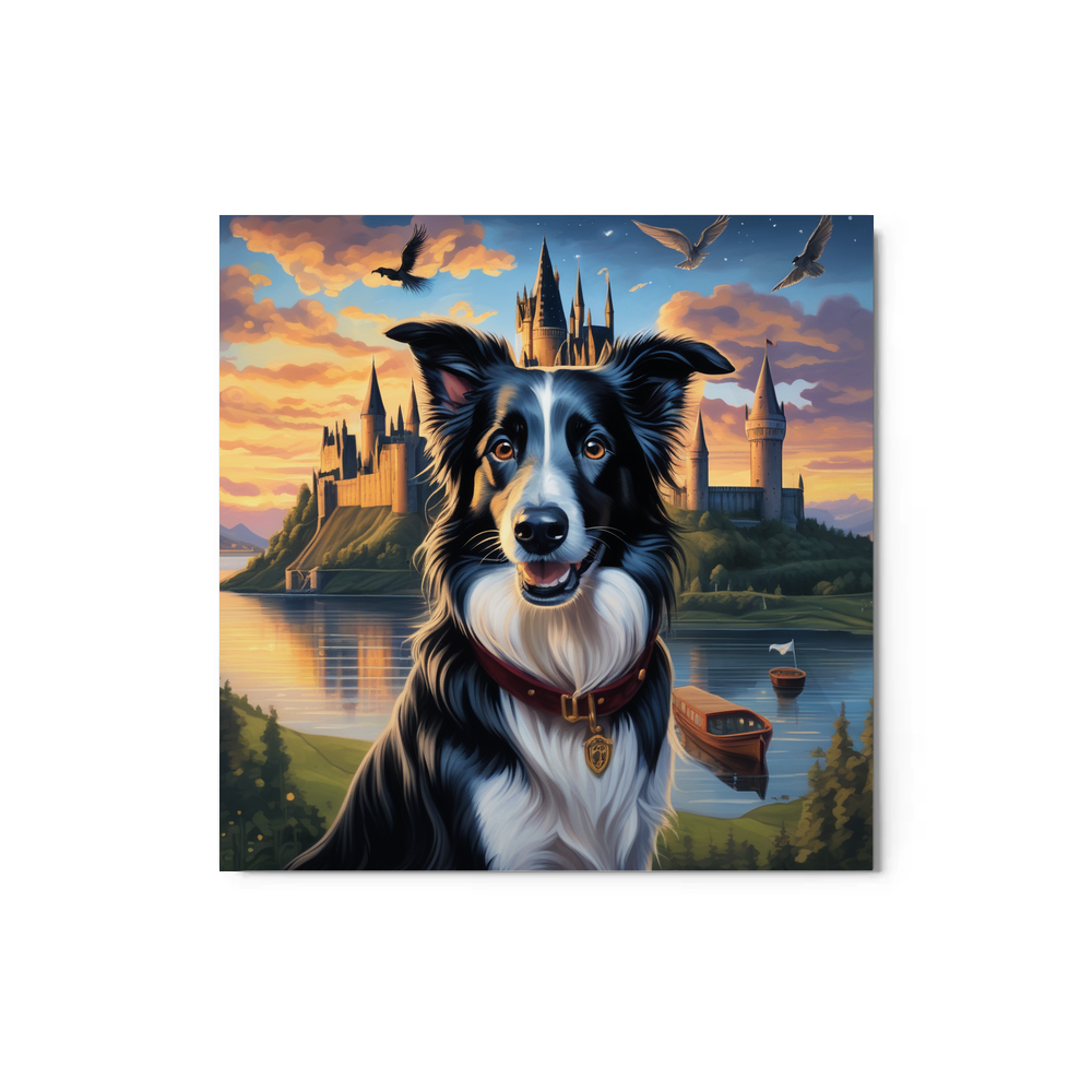 PugMug Custom Border Collie Metal Print