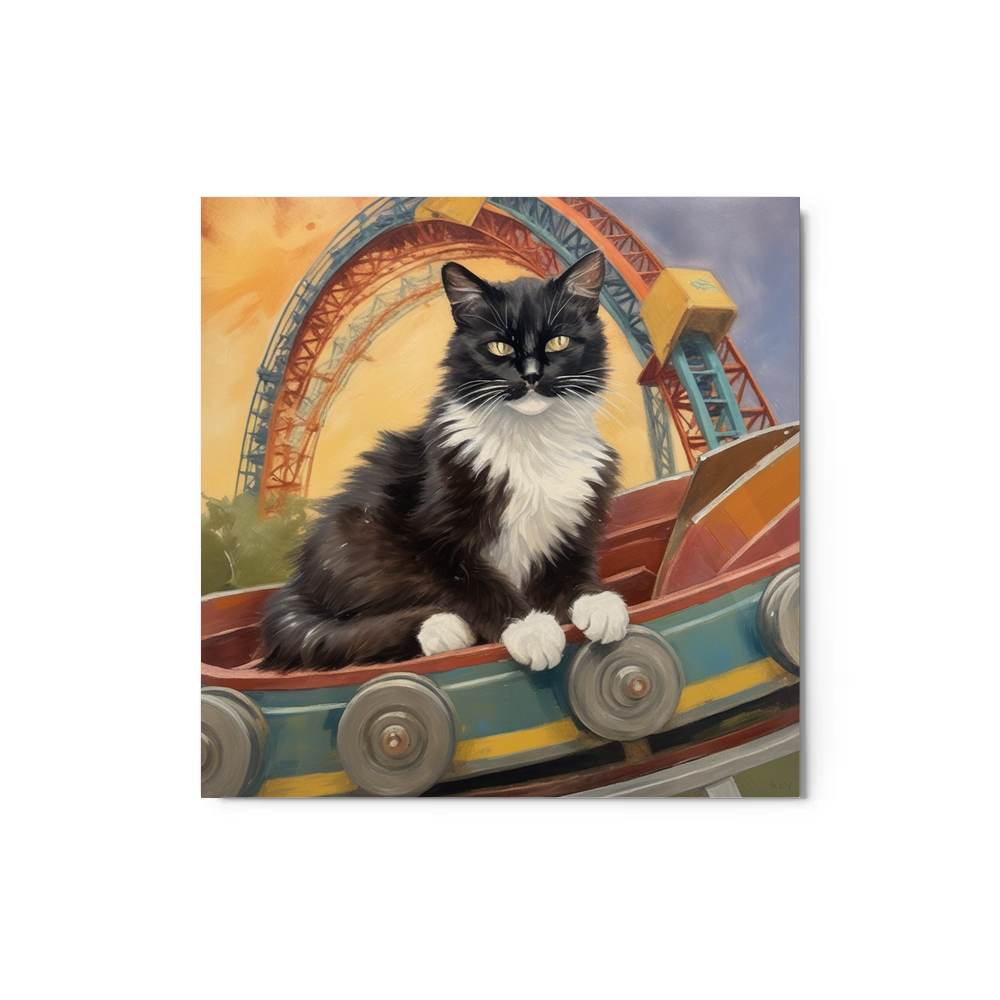 PugMug Custom Peerie Metal Print