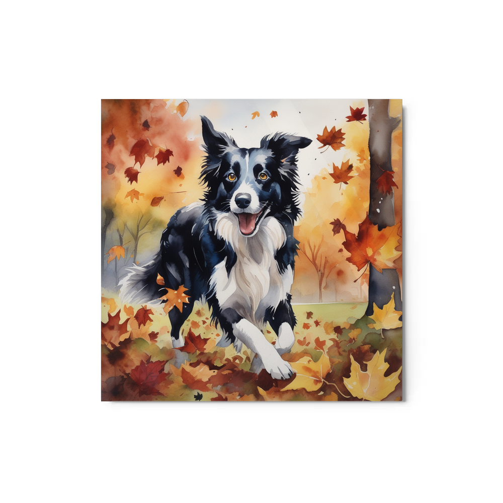 PugMug Custom Border Collie Metal Print