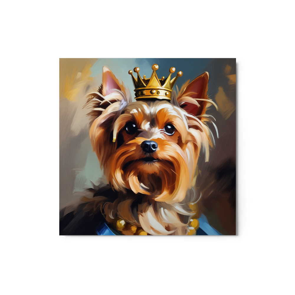 PugMug Custom Yorkshire Terrier Metal Print