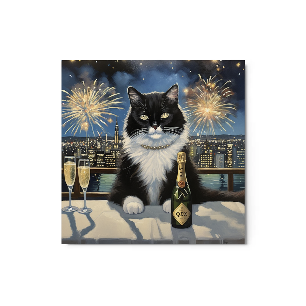 PugMug Custom Peerie Metal Print