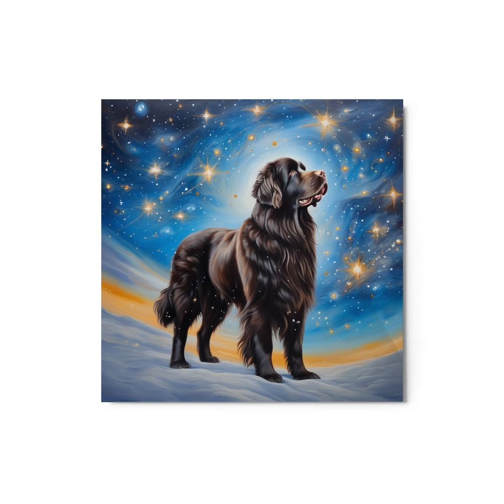PugMug Custom Newfoundland Metal Print