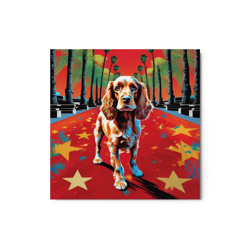 PugMug Custom Cocker Spaniel Metal Print