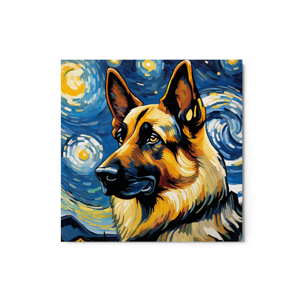 PugMug Custom German Shepherd Dog Metal Print