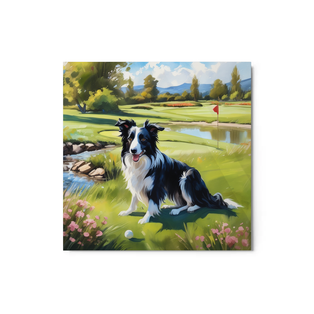 PugMug Custom Border Collie Metal Print