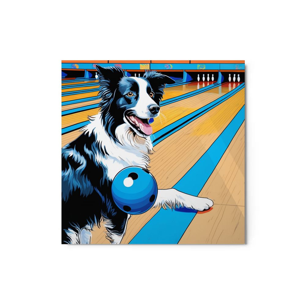 PugMug Custom Border Collie Metal Print