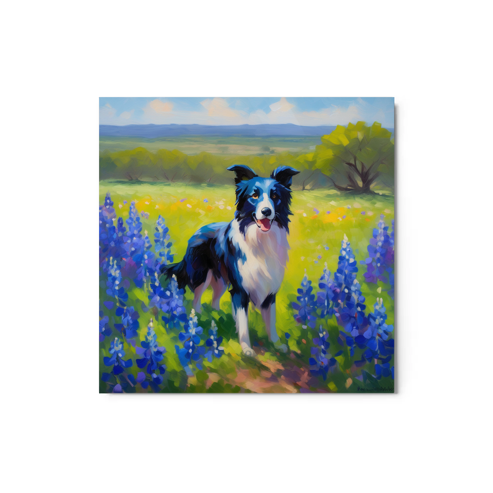PugMug Custom Border Collie Metal Print