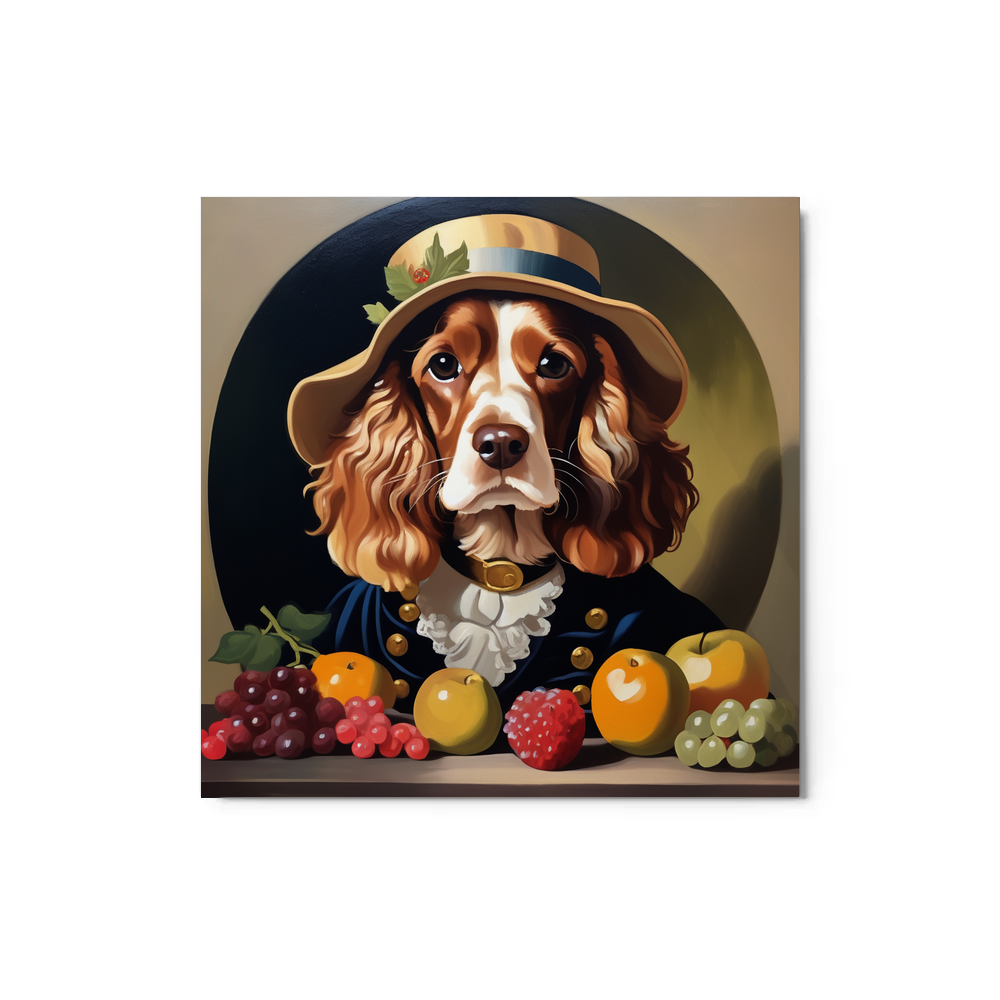 PugMug Custom Cocker Spaniel Metal Print