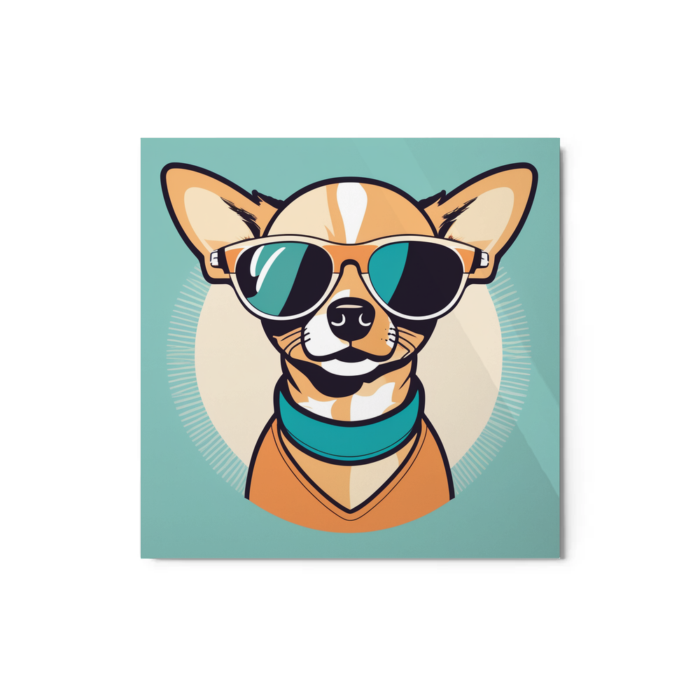 PugMug Custom Chihuahua Metal Print