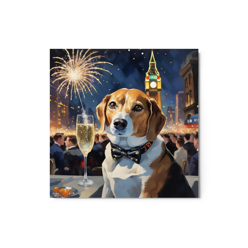 PugMug Custom Munchkin Metal Print