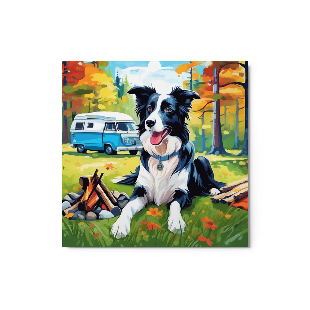 PugMug Custom Border Collie Metal Print