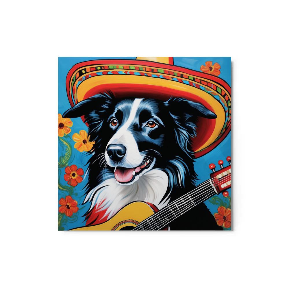 PugMug Custom Border Collie Metal Print