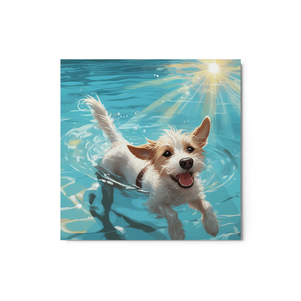 PugMug Custom Luna Metal Print