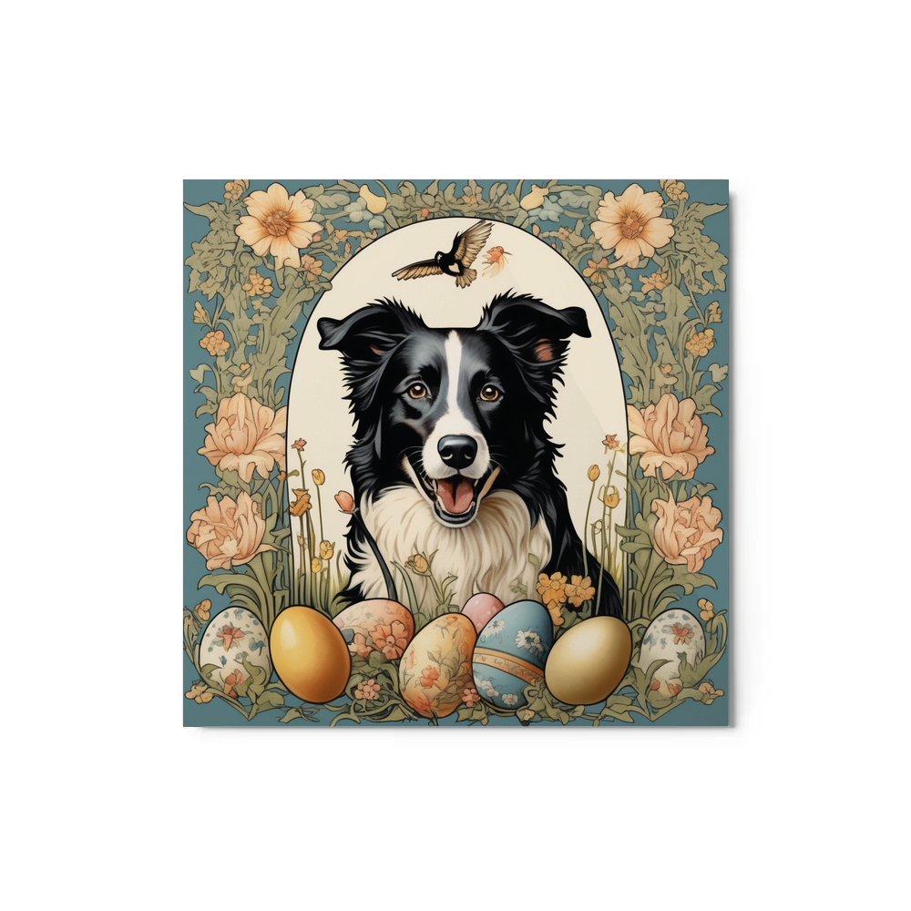 PugMug Custom Border Collie Metal Print