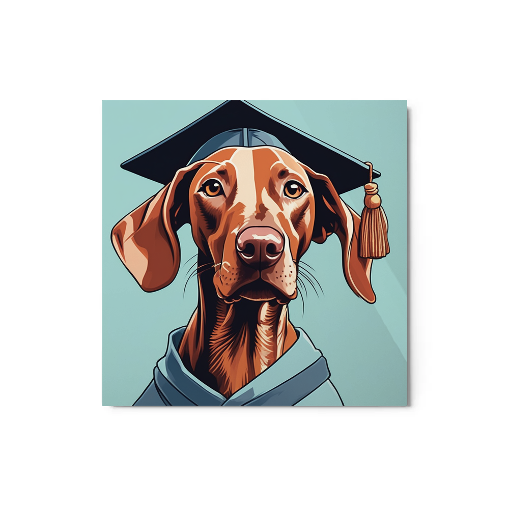 PugMug Custom Vizsla Metal Print
