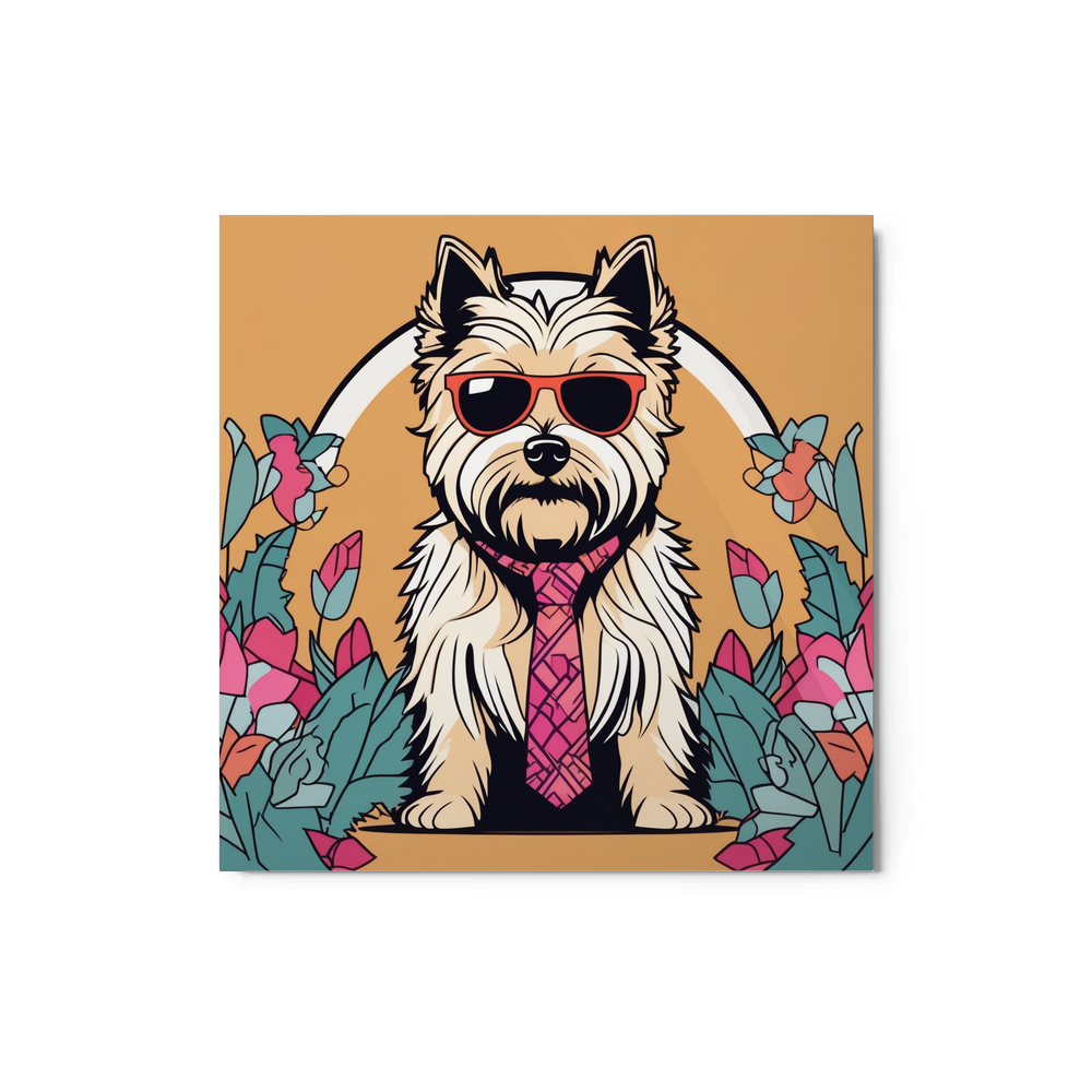 PugMug Custom Cairn Terrier Metal Print