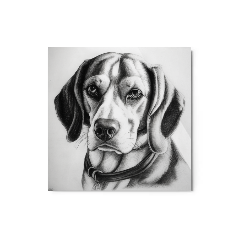PugMug Custom Beagle Metal Print